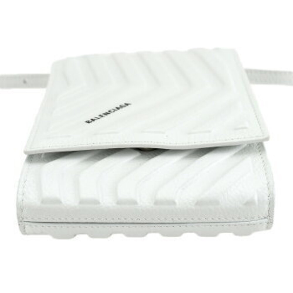 Balenciaga Leather Bag Phone Car Shoulder White Holder - Picture 5 of 6